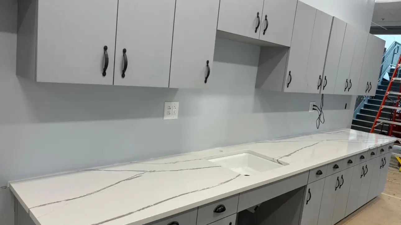McCorvery Sheet Metal — commercial countertop project